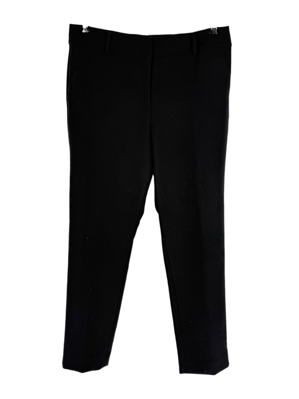 Talbots Hampshire Ankle Pants Womens Size 10 Black Stretch Washable 28.5in